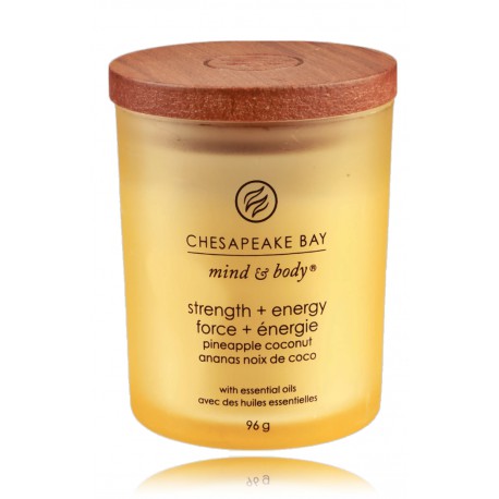 Chesapeake Bay Mind & Body Strength + Energy Pineapple Coconut ароматическая свеча