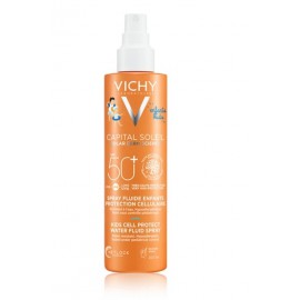 Vichy Capital Soleil Kids Cell Protect Fluid Spray SPF50+ солнцезащитный спрей для детей