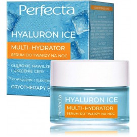 Perfecta Hyaluron Ice Multi-Hydrator Serum dziļi mitrinošs un nomierinošs nakts sejas serums