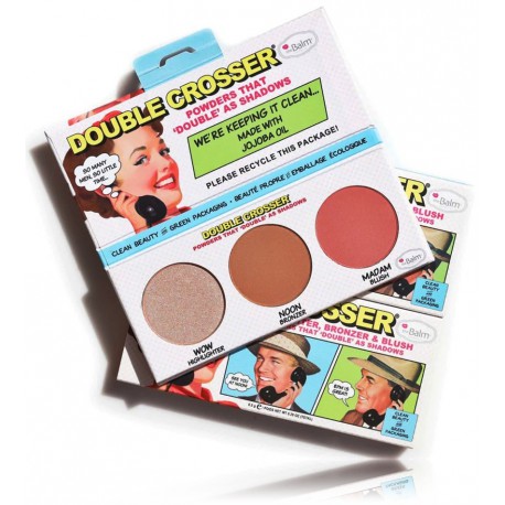 The Balm Double Crosser Contour Palette палитра для моделирования лица