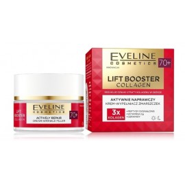 Eveline Lift Booster Collagen Actively Repairing Cream-Wrinkle Filler 70+ регенерирующий крем для лица для зрелой кожи