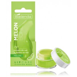 Bielenda Lip Care Sleeping Mask 2in1 Melon Bomb balzams un nakts lūpu maska