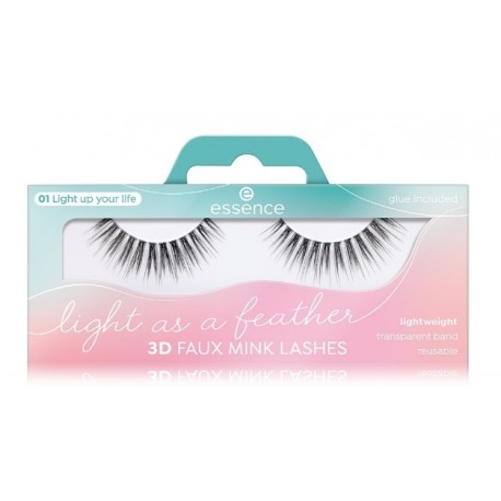 Essence Light As A Feather 3D Faux Mink Lashes 01 клеящиеся накладные ресницы