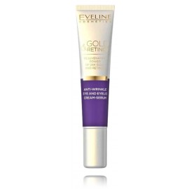 Eveline Gold & Retinol Anti-Wrinkle Eye and Eyelid Cream-Serum pretgrumbu acu krēms/serums