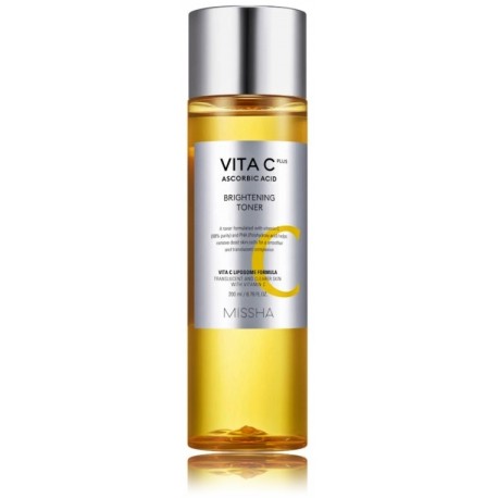 Missha Vita C Plus Brightening Toner izgaismojošs sejas toniks ar C vitamīnu