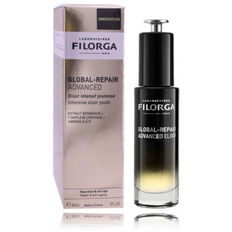 Filorga Global-Repair Advanced Elixir atjaunojošs pretnovecošanas eļļas serums sejai