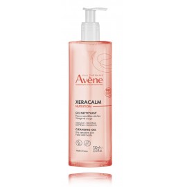 Avène XeraCalm Nutrition Cleansing Gel barojoša tīrīšanas želeja sausai un jutīgai sejas/ķermeņa ādai