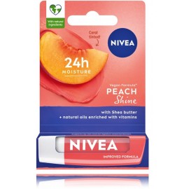 Nivea Peach Shine бальзам для губ