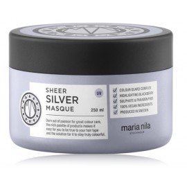 Maria Nila Sheer Silver Mask pelēkā maska ​​blondiem matiem