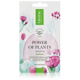 Lirene Power Of Plants Opuntia Soothing Face Sheet Mask izlīdzinoša lokšņu sejas maska