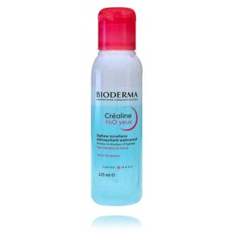 Bioderma Créaline H20 Yeux Biphase Micellaire Démaquillant Waterproof двухфазное мицеллярное средство для снятия макияжа