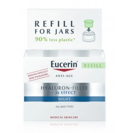 Eucerin Hyaluron-Filler 3x Effect Night Care ночной увлажняющий крем для лица