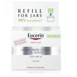 Eucerin Hyaluron-Filler 3x Day Cream SPF 15 дневной увлажняющий крем для сухой кожи