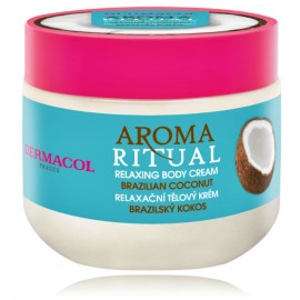 Dermacol Aroma Ritual Relaxing Body Cream Brazilian Coconut relaksējošs ķermeņa krēms