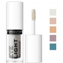 Makeup Revolution Relove Eye Light Metallic Eyeshadow жидкие тени для век