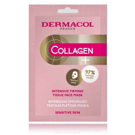 Dermacol Collagen+ Intensive Firming Tissue Face Mask intensīvi nostiprinoša lokšņu sejas maska ​