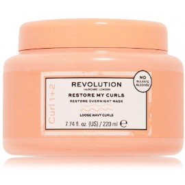 Revolution Haircare Restore My Curls Overnight Mask atjaunojoša nakts maska ​​cirtainiem un viļņainiem matiem