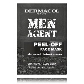 Dermacol Men Agent Peel-Off Face Mask nolobāma sejas maska ​​vīriešiem ar aktivēto ogli un alveju