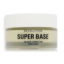 Makeup Revolution Superbase Green Colour Corrector Skin Base līdzeklis apsārtumu un pigmenta plankumu maskēšanai