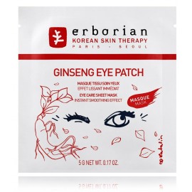 Erborian Ginseng Eye Patch Eye Care Sheet Mask lokšņu maska ​​acīm