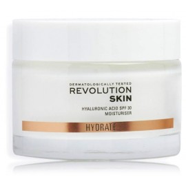 Revolution Skincare Hyaluronic Acid Moisturiser SPF 30 mitrinošs krēms normālai un sausai sejas ādai