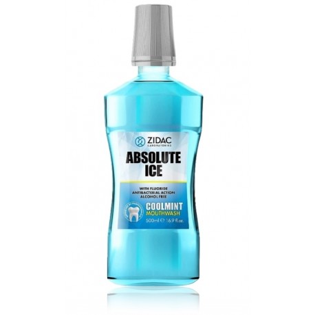 Zidac Absolute Ice Coolmint Mouthwash mutes skalojamais līdzeklis