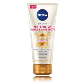 Nivea Luminous 630 Body Cream ķermeņa krēms, kas samazina pigmenta plankumus un strijas