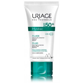 Uriage Hyséac Moisturizing Fluid SPF50+ увлажняющий защитный флюид для комбинированной/жирной кожи лица