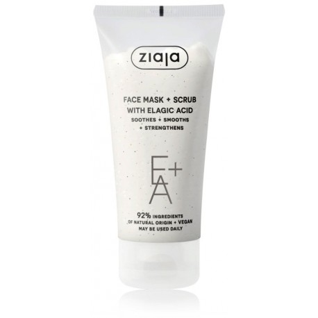 Ziaja Face Mask With Elagic Acid sejas maska ​​ar ellagīnskābi