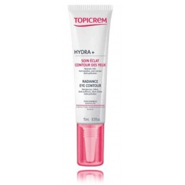 Topicrem Hydra+ Radiance Eye Contour mitrinošs acu krēms jutīgai ādai