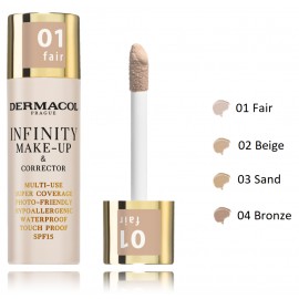 Dermacol Infinity Make-up & Corrector grima pamats un korektors 2 vienā