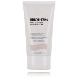 Biotherm Cera Cleanser Cream To Foam nomierinošs sejas mazgāšanas līdzeklis jutīgai ādai