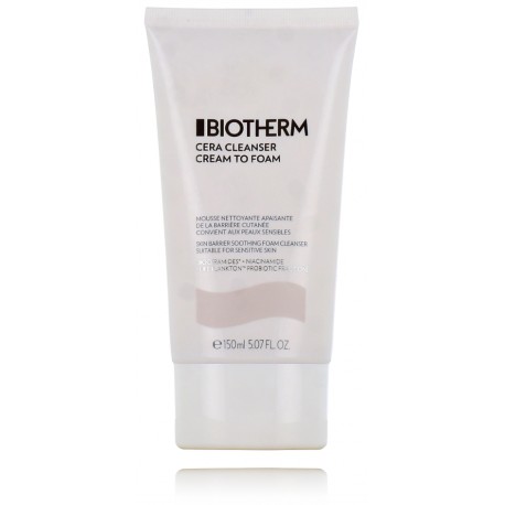 Biotherm Cera Cleanser Cream To Foam успокаивающее средство для умывания лица для чувствительной кожи