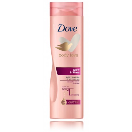 Dove Body Love Glow & Shine Body Lotion starojumu piešķirošs ķermeņa losjons sievietēm