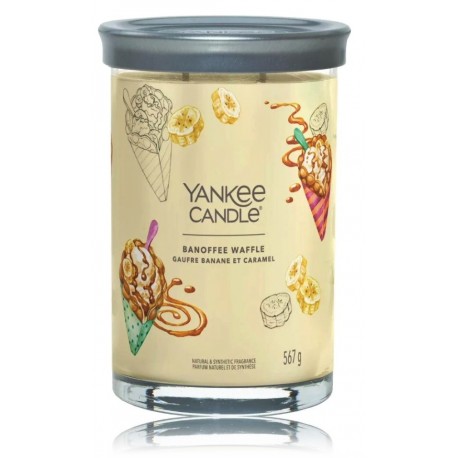 Yankee Candle Signature Tumbler Banoffee Waffle aromātiska svece