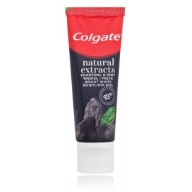 Colgate Natural Extracts Charcoal & Mint Bright White отбеливающая зубная паста с углем