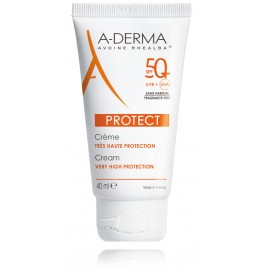 A-Derma Protect Cream SPF50+ saules aizsargkrēms sejai