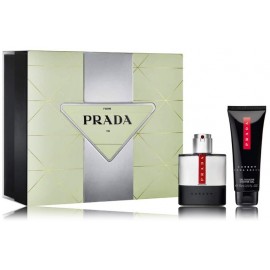 Prada Luna Rossa Carbon komplekts vīriešiem (50 ml. EDT + 75 ml. dušas želeja)