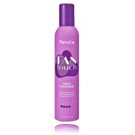 Fanola Fan Touch High Control Extra Strong Mousse stiprios fiksacijos putos plaukams