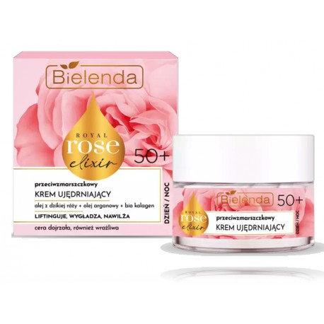 Bielenda Royal Rose Elixir 50+ укрепляющий крем для лица против морщин