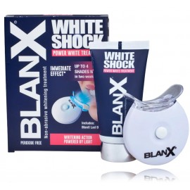 BlanX White Shock Power White Treatment набор для отбеливания зубов (зубная паста 50 мл + светодиодная капа)