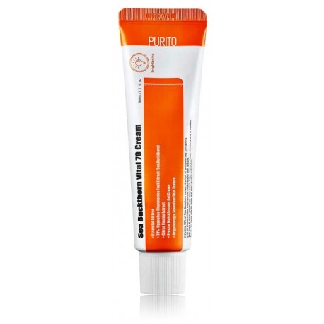 PURITO Sea Buckthorn Vital 70 Cream atjaunojošs un balinošs sejas krēms