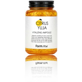 FarmStay Citrus Yuja Vitalizing Ampoule gyvybingumą grąžinanti odos priežiūros priemonė
