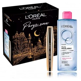 L'oreal Paris komplekts (10,7 ml skropstu tuša + 400 ml micelārais ūdens)