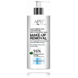 Apis Home Terapis Make-Up Removal Moisturizing Face Cleansing Gel mitrinošs sejas mazgāšanas gēls ar hialuronskābi