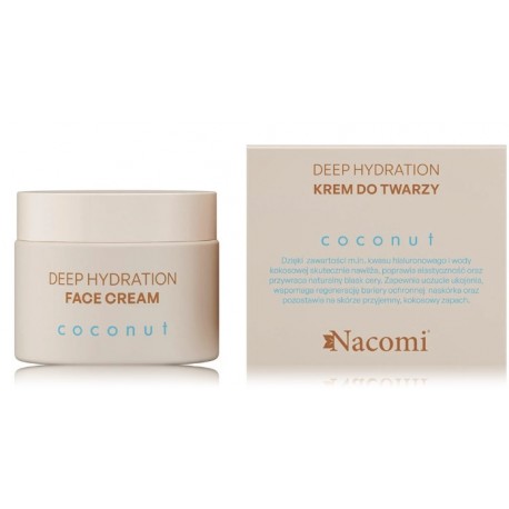 NACOMI Deep Hydration Coconut Face Cream увлажняющий крем для лица