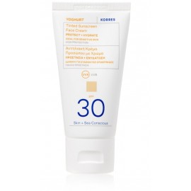 Korres Yoghurt Tinted Sunscreen SPF30 tonējošs sejas saules aizsargkrēms