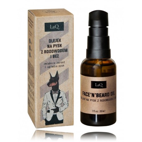 LaQ Doberman Face'N'Beard Oil bārdas un sejas eļļa