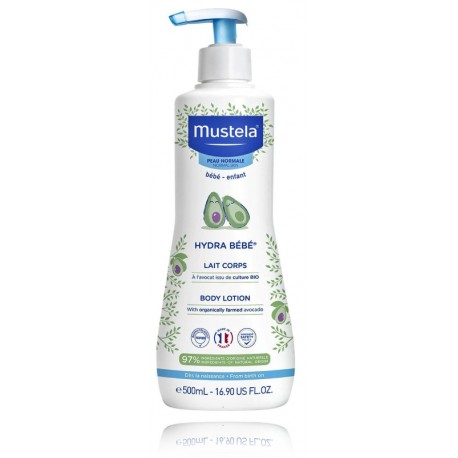 Mustela Bebe Hydra Body Lotion mitrinošs ķermeņa losjons bērniem