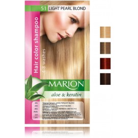 Marion Aloe & Keratin Hair Color Shampoo окрашивающий шампунь с экстрактом алоэ